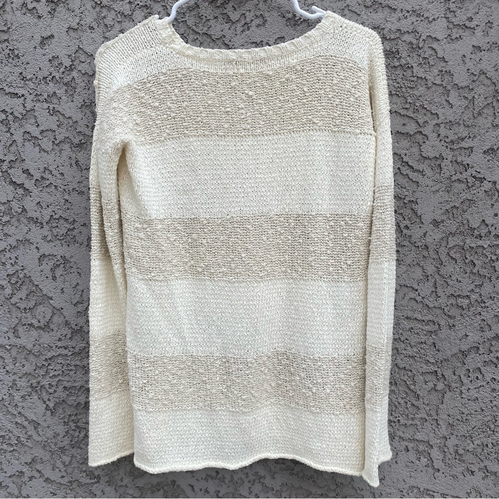 CALYPSO ST BARTH Striped Crewneck Long Sleeve Sweater - Picture 5 of 9